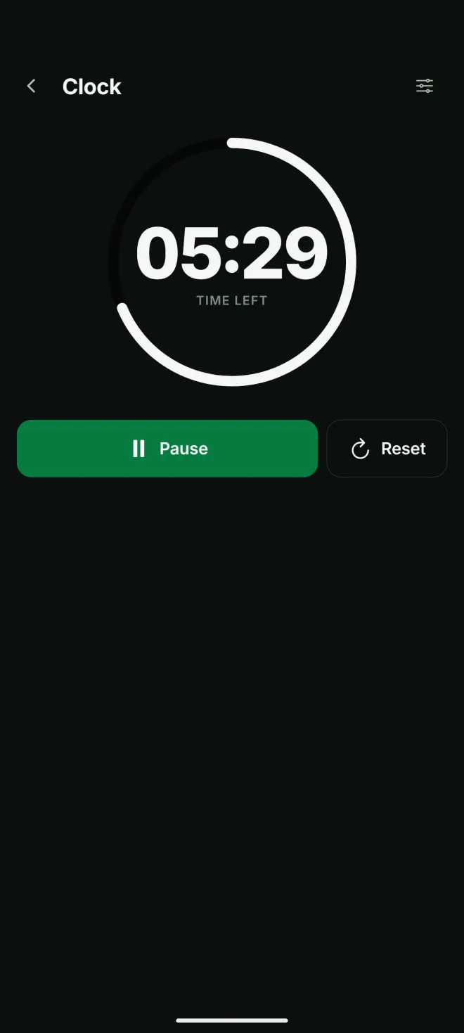 BIBS app screenshot: Match day
